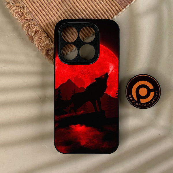 Xiaomi 17 - Wolf Design 5 - Premium Metal Printed Soft Bumper Shock Proof Case