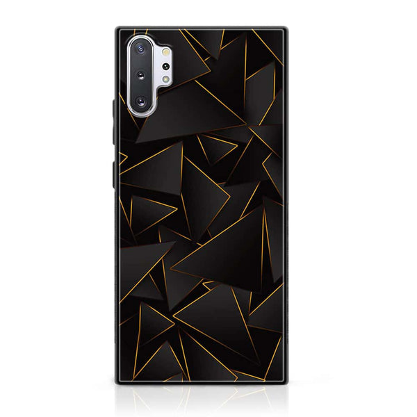 Samsung Galaxy Note 10 Plus - 3D Design 4  - Premium Printed Glass soft Bumper shock Proof Case CS-37880