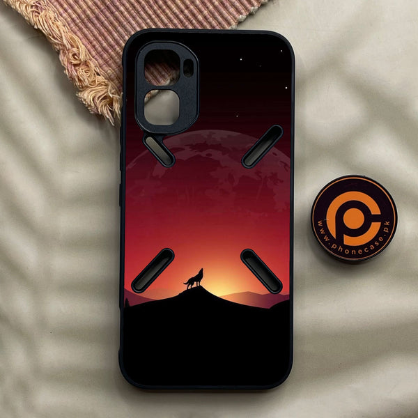 Infinix GT 50 Pro - Wolf Design 4 - Premium Metal Printed Soft Bumper Shock Proof Case