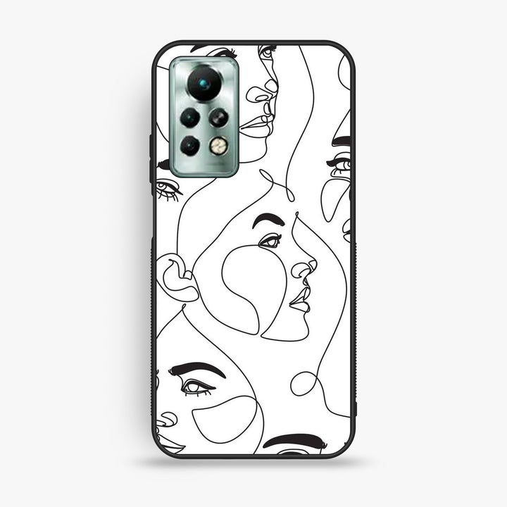 Infinix Note 11 Pro - Girls Design 7 - Premium Metal Printed Soft Bumper Shock Proof Case