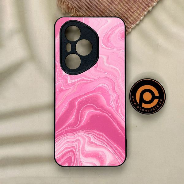 Honor 400 Pro - Pink Design 3 - Premium Metal Printed Soft Bumper Shock Proof Case