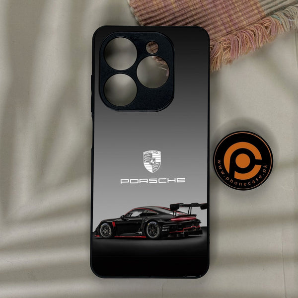 Infinix Smart 10 HD - Shadow Racer - Premium Metal Printed Soft Bumper Shock Proof Case