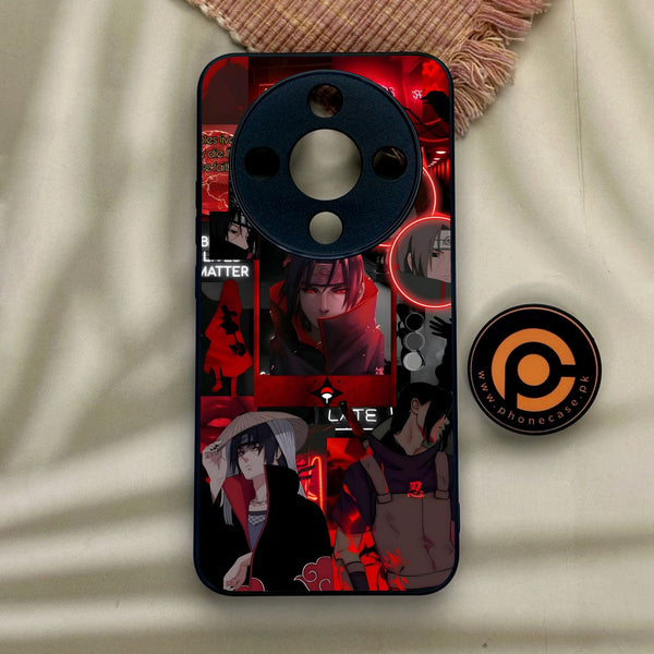 Honor x9d - Itachi Aesthetic - Premium Metal Printed Soft Bumper Shock Proof Case