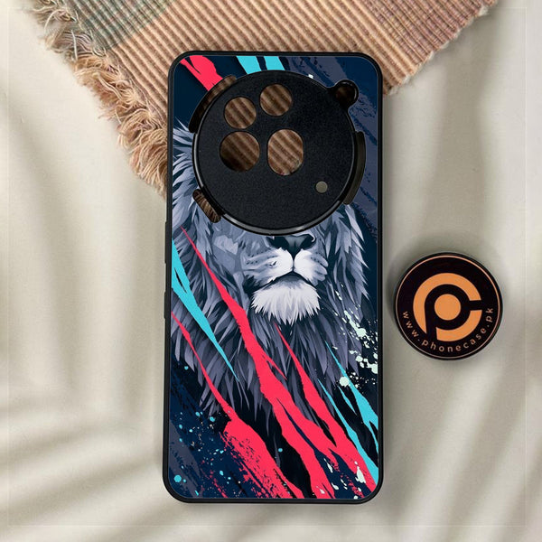 Nothing Phone 3a Pro - Abstract Animated Lion - Premium Metal Printed Soft Bumper Shock Proof Case