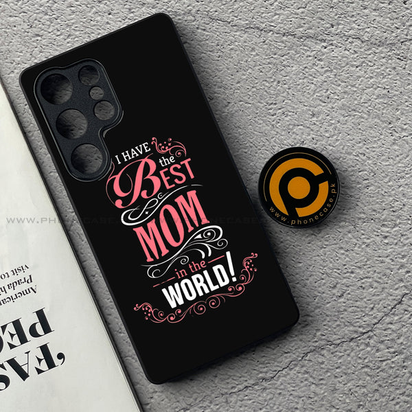 World's Best Mom - HQ Ultra Shine Premium Metal Phone Case All Models