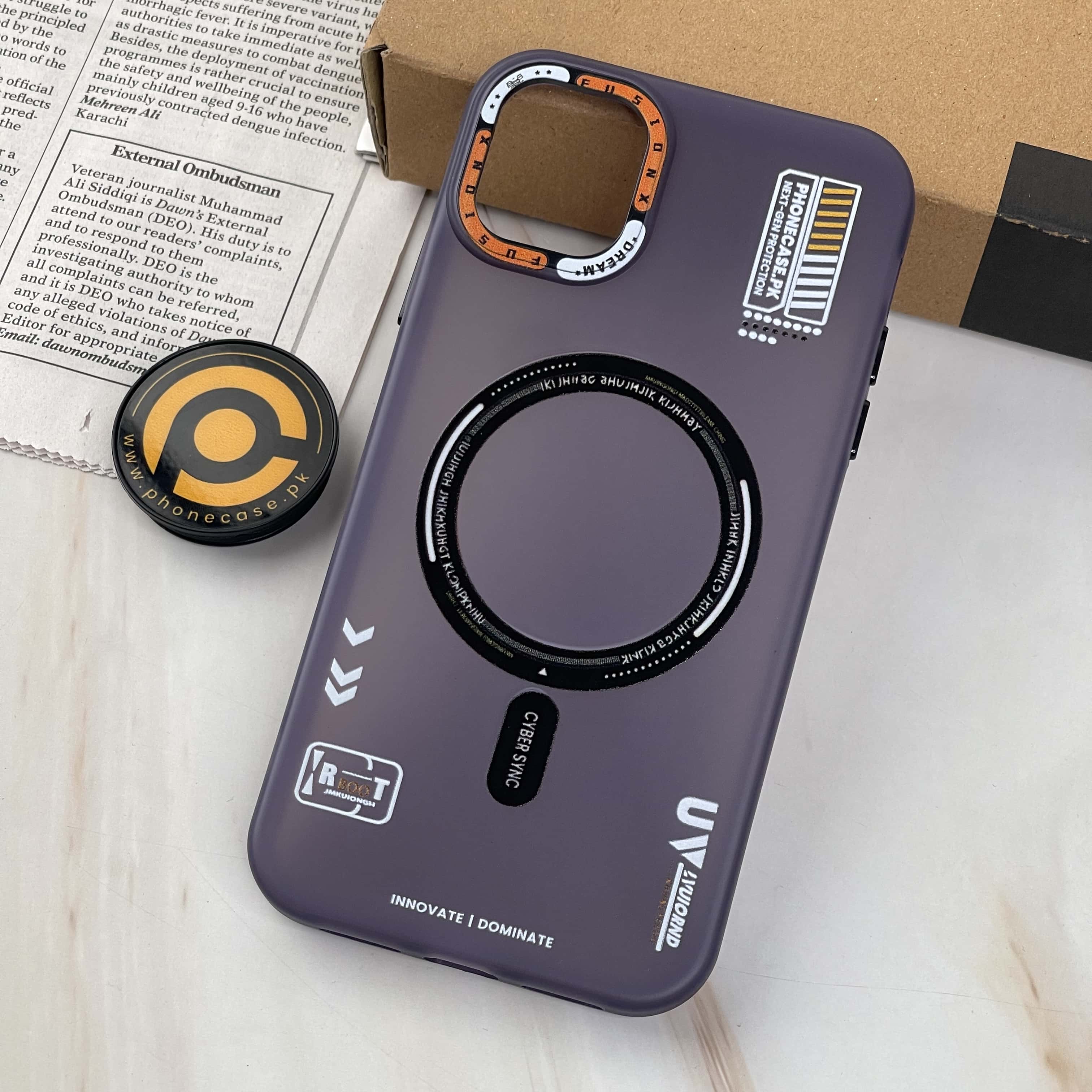 iPhone 11 - Mechanical Vortex Matte Case With Built-in Magsafe