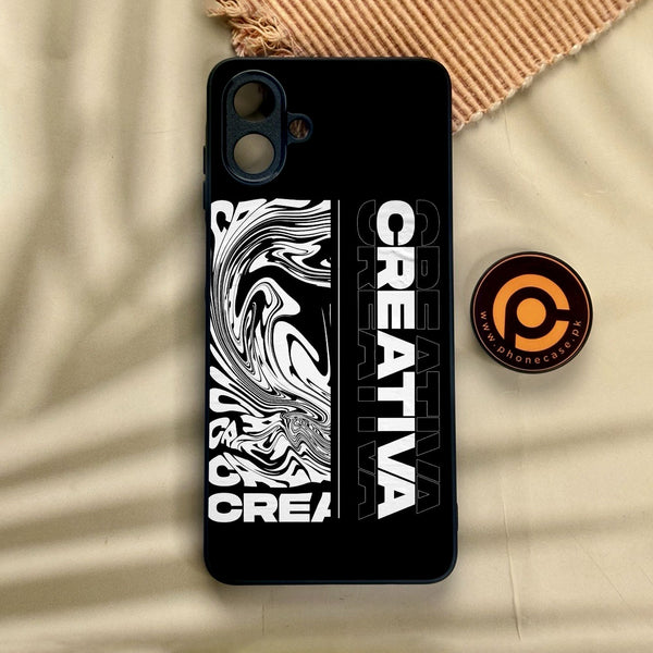 Samsung Galaxy A07 - Creative - Premium Metal Printed Soft Bumper Shock Proof Case