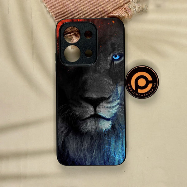 Xiaomi Redmi 15C - Tiger Design 4 - Premium Metal Printed Soft Bumper Shock Proof Case