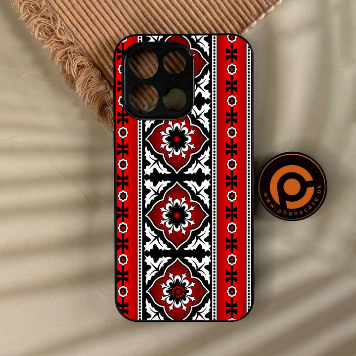 OnePlus Turbo 6 - Ajrak Design 1 - Premium Metal Printed Soft Bumper Shock Proof Case