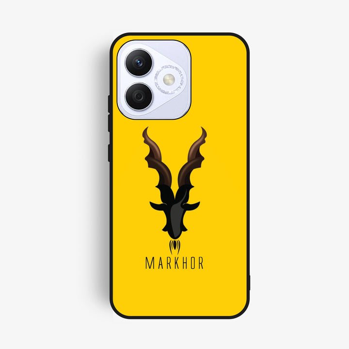 Honor X60i - Markhor Design 1 - Premium Metal Printed Soft Bumper Shock Proof Case