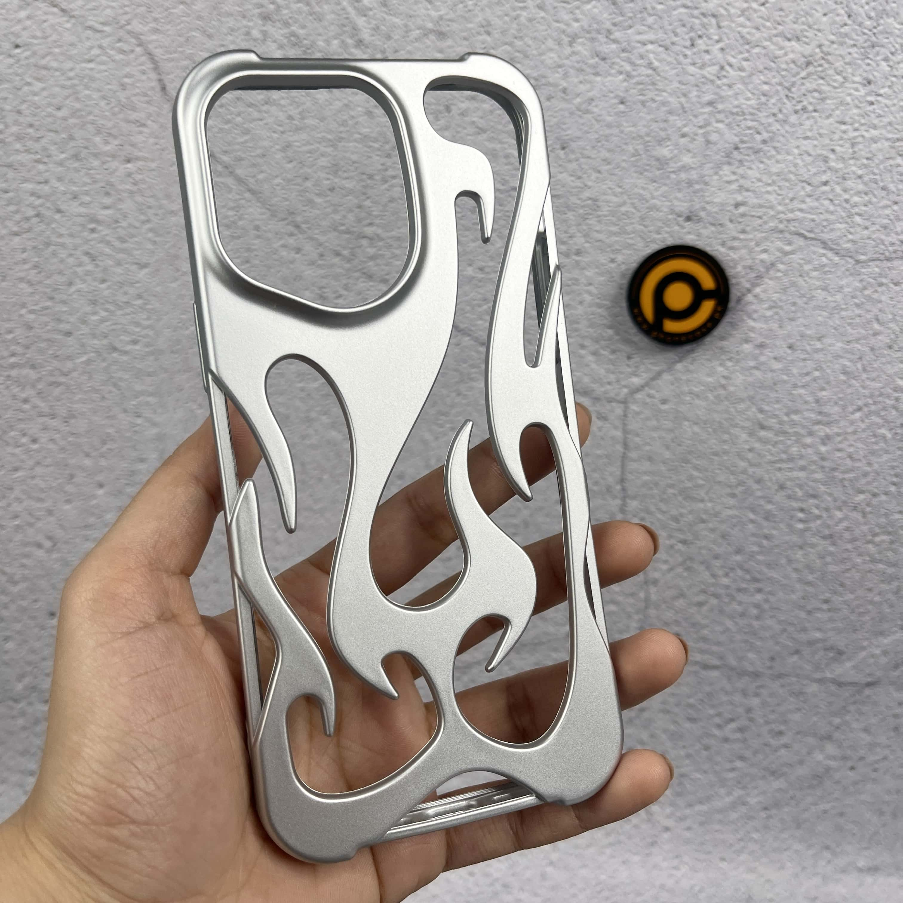 iPhone 12 Pro Max FlameFlex Metal Feel Flexible Shock Proof Case