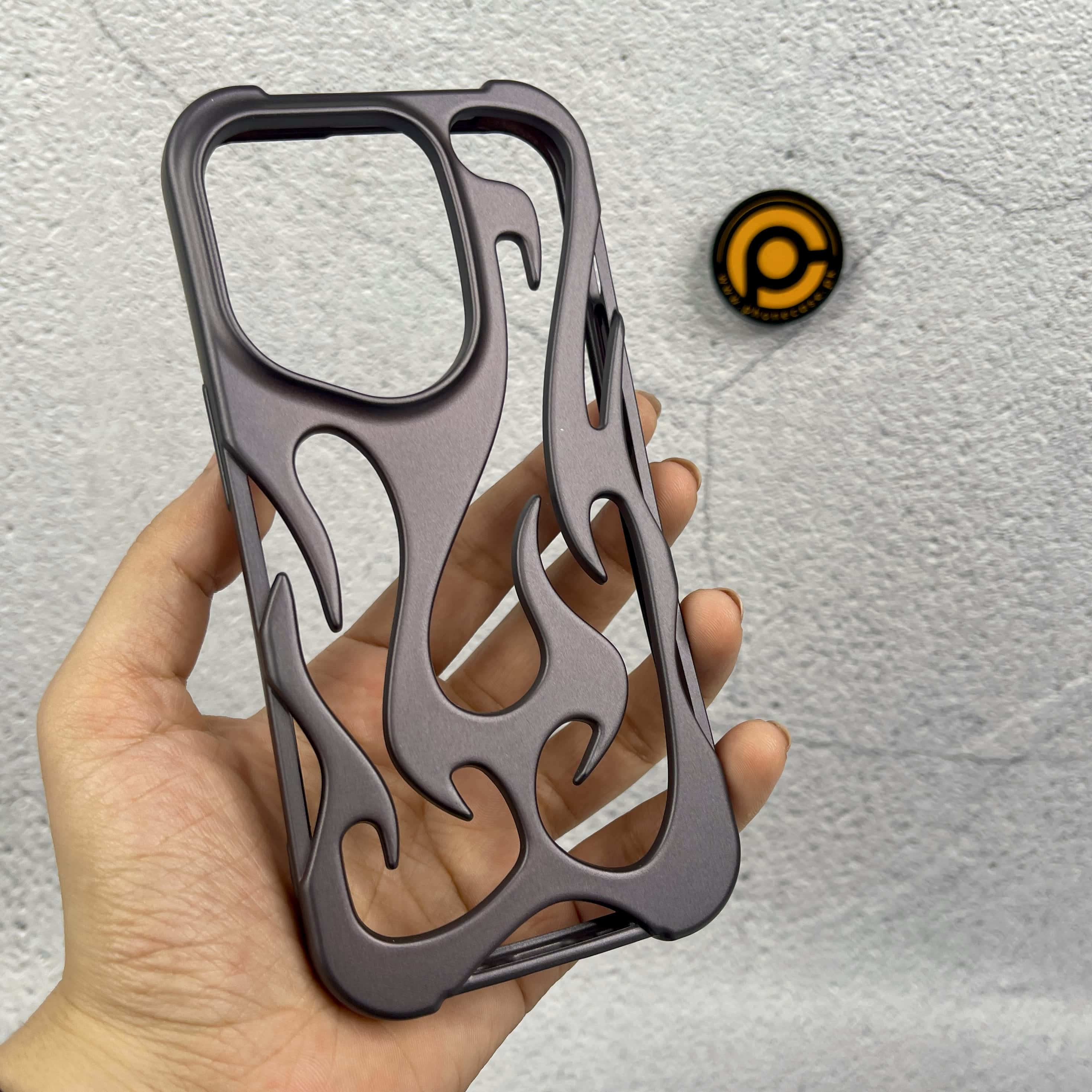 iPhone 13 Pro FlameFlex Metal Feel Flexible Shock Proof Case