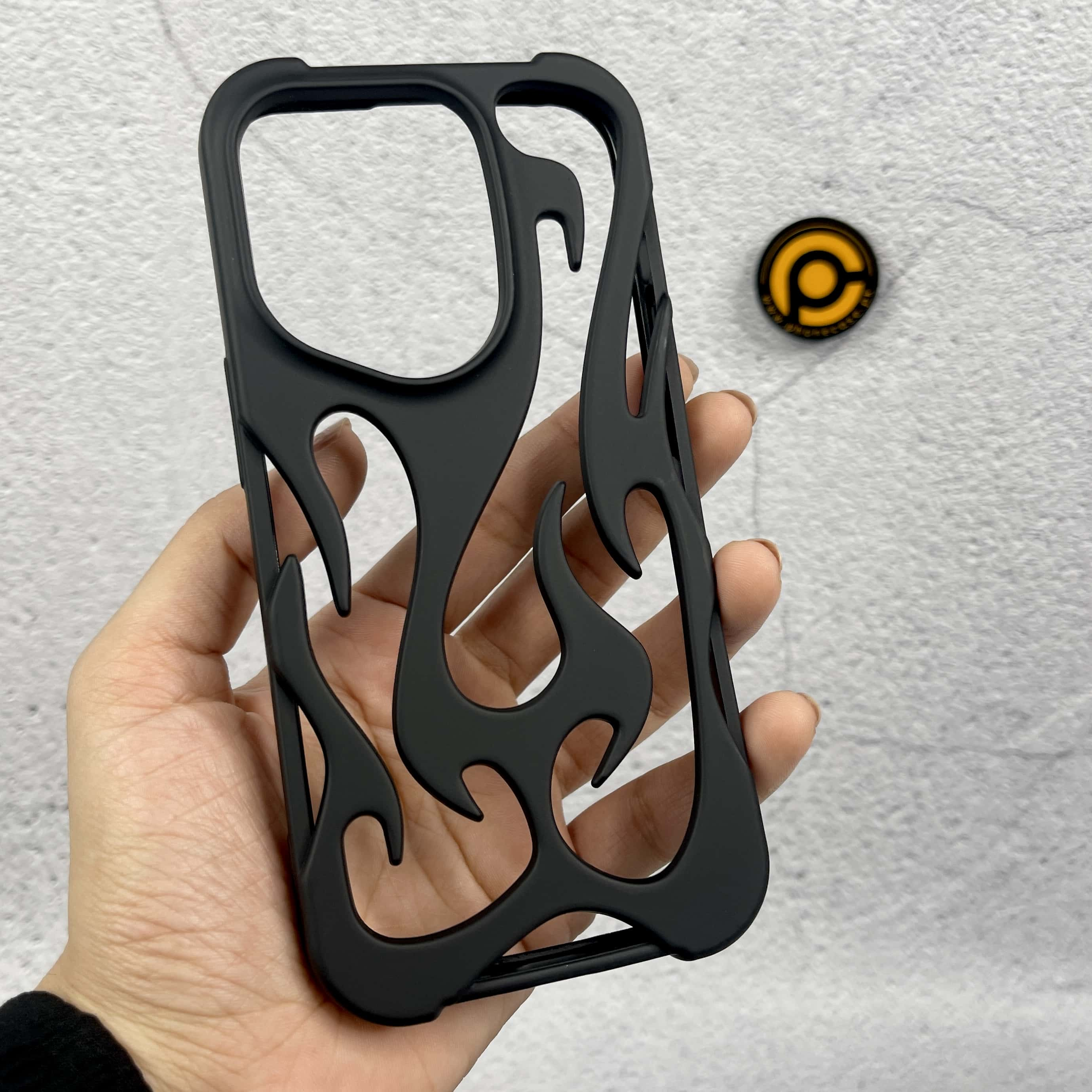 iPhone 13 Pro FlameFlex Metal Feel Flexible Shock Proof Case