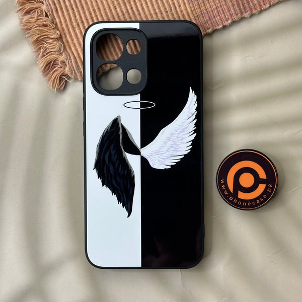 Oppo A6 Pro - Angel Wings 2.0 Design 5 - Premium Metal Printed Soft Bumper Shock Proof Case CS-43161