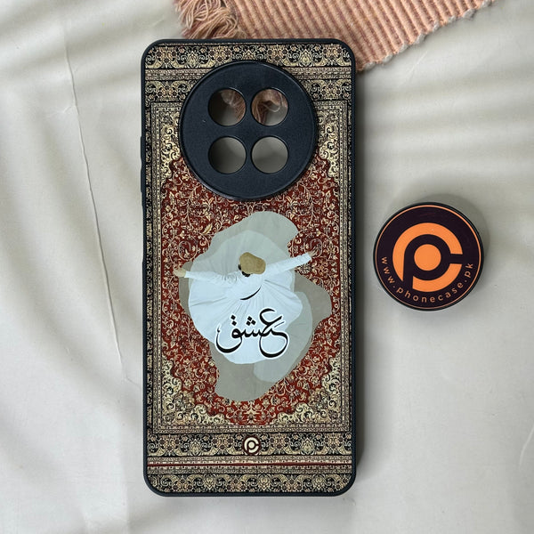 Realme 12 / Realme 12 Plus 5G - Persian Calligraphy Art 33 - Ishq-e-Sufi - Premium Printed Glass soft Bumper shock Proof Case CS-42982