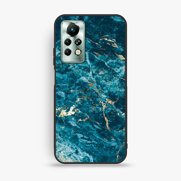 Infinix Note 11 Pro - Blue 2.0 Design 1 - Premium Metal Printed Soft Bumper Shock Proof Case