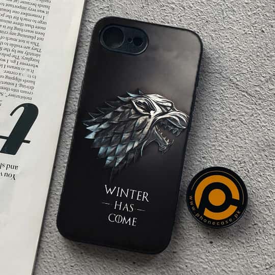 iPhone 16e - Winter has Come - Premium Metal  Printed soft Bumper shock Proof Case CS-32757