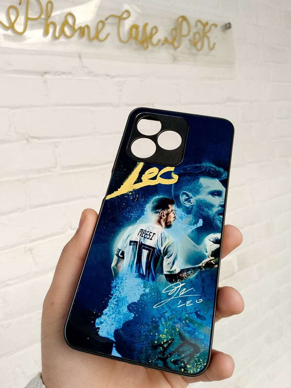 Realme C53 - Lionel Messi - Premium Printed Glass soft Bumper shock Proof Case CS-5992