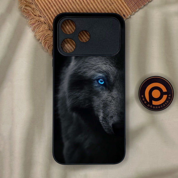 Oppo A6C - Wolf Design 9 - Premium Metal Printed Soft Bumper Shock Proof Case