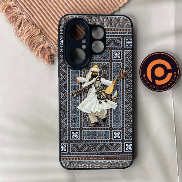 Vivo X200 FE - Sindhi Ajrak Art 2 - Sindhi Taal - Premium Metal Printed soft Bumper Shock Proof Case  CS-43266