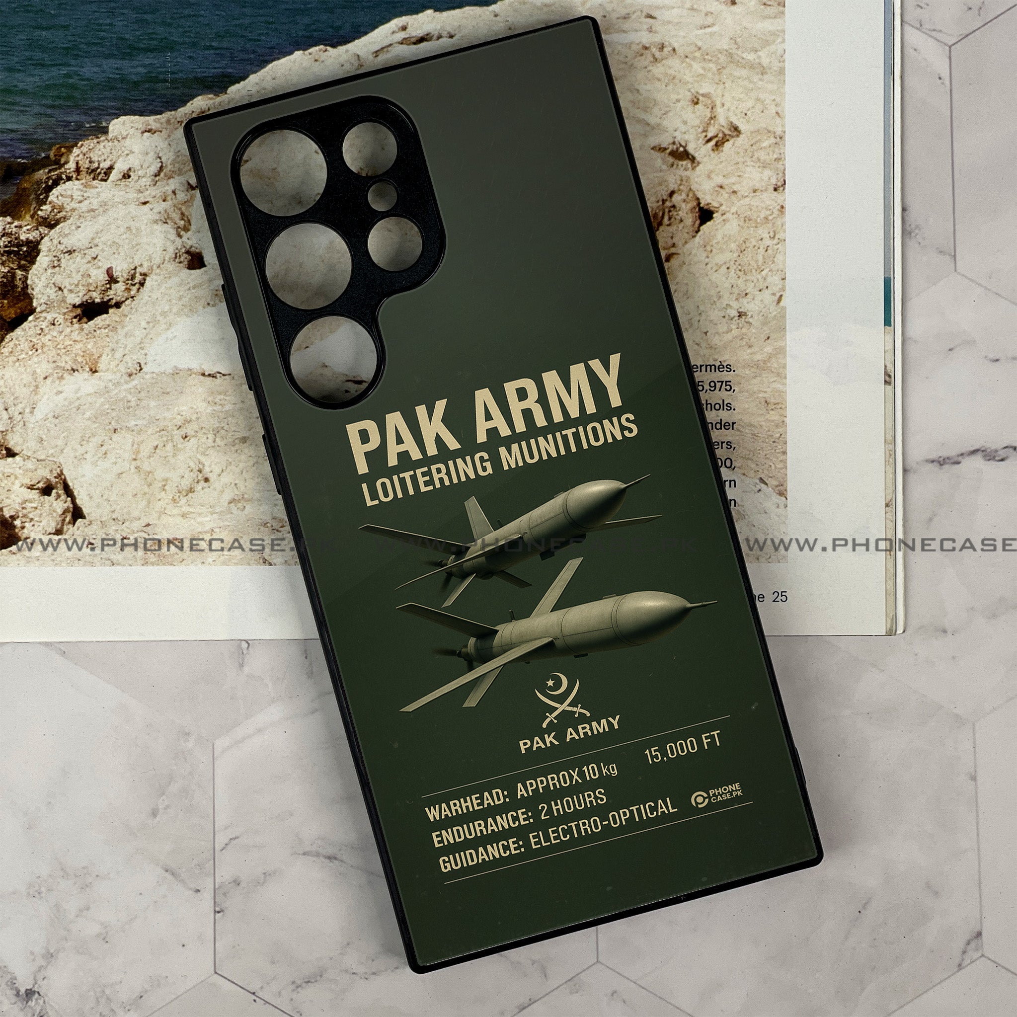 Samsung Galaxy S24 Ultra - PAF Jet Series - Premium Printed Metal soft Bumper shock Proof Case