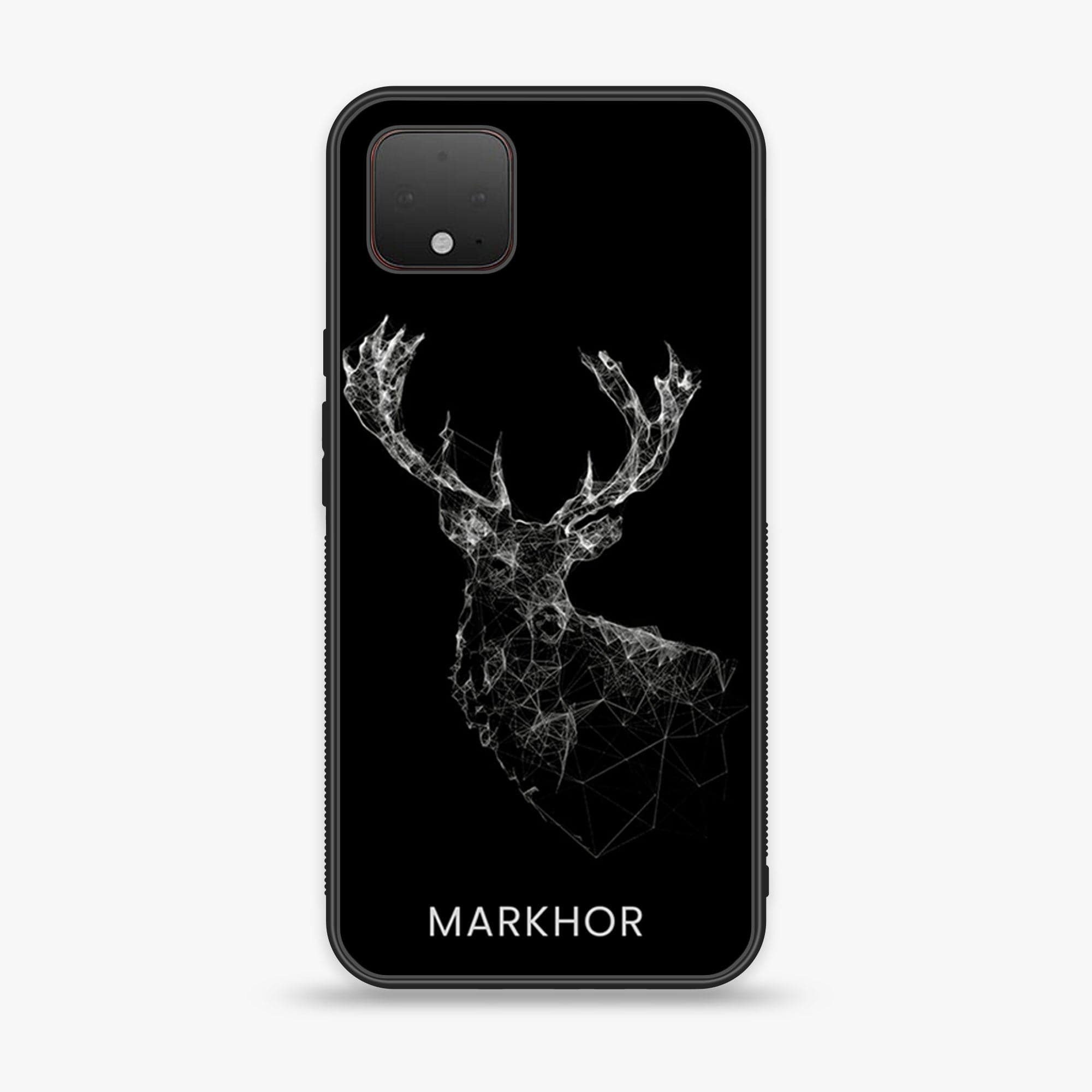 Google Pixel 4 - Markhor Series - Premium Printed Glass soft Bumper shock Proof Case