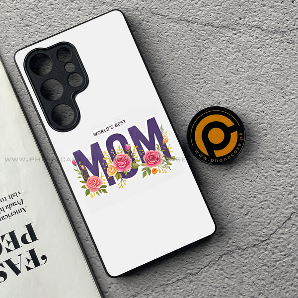 My World's Best Mom - HQ Ultra Shine Premium Metal Phone Case All Models