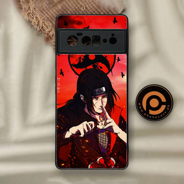 Google Pixel 6 Pro - Uchiha Itachi - Premium Metal Printed Soft Bumper Shock Proof Case