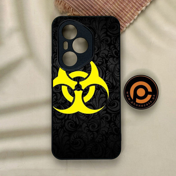 Honor 400 Pro - Biohazard Design 10 - Premium Metal Printed Soft Bumper Shock Proof Case