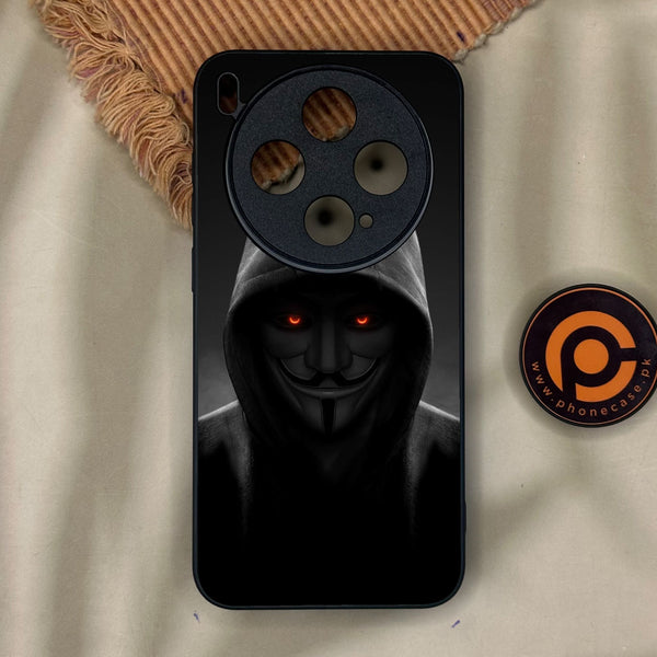 Vivo X300 - Anonymous 2.0 Design 4 - Premium Metal Printed Soft Bumper Shock Proof Case