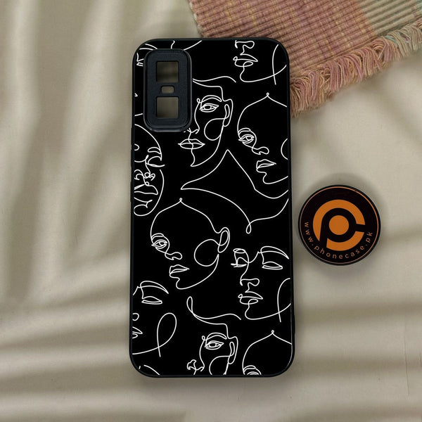 Infinix GT 30 Pro - Girls Design 6 - Premium Metal Printed Soft Bumper Shock Proof Case