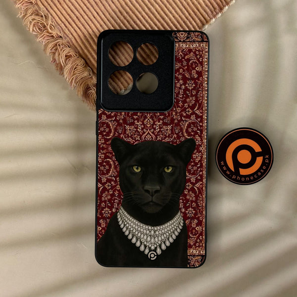 Motorola Moto G86 - Black Panther - Premium Metal Printed Soft Bumper Shock Proof Case