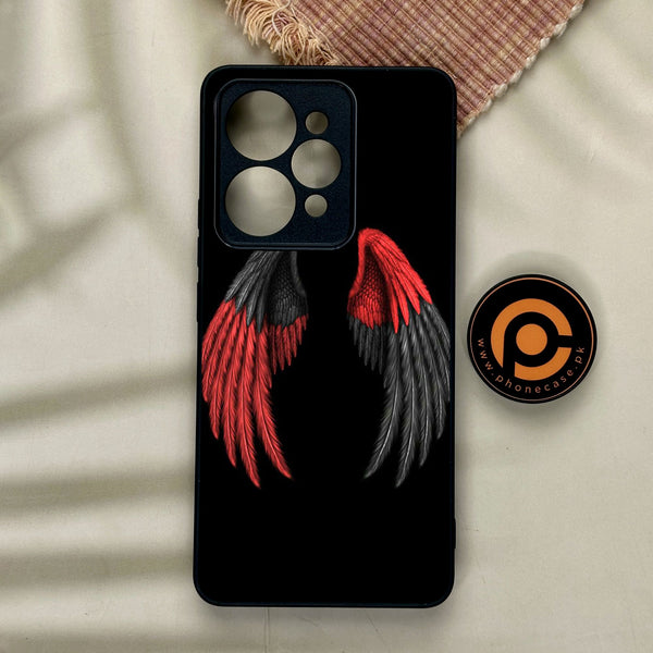 Realme 15 Pro - Angel Wings Design 7 - Premium Metal Printed Soft Bumper Shock Proof Case