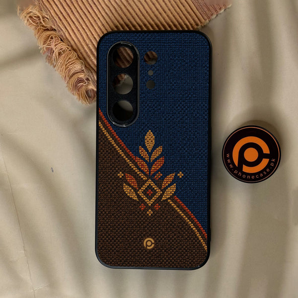 Tecno Camon 50 4G - Classic Weave Design 6 - Premium Metal Printed Soft Bumper Shock Proof Case