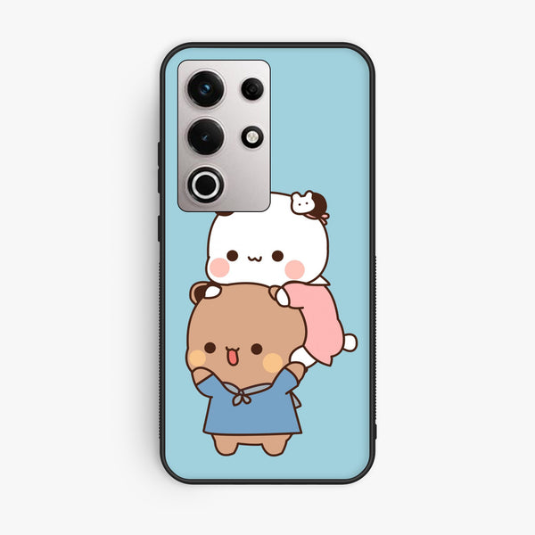 Itel S25 Ultra - Cute Bubu Dudu Design 5 - Premium Metal Printed Soft Bumper Shock Proof Case