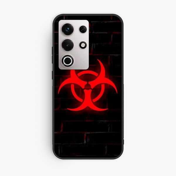 Itel S25 Ultra - Biohazard Design 6 - Premium Metal Printed Soft Bumper Shock Proof Case