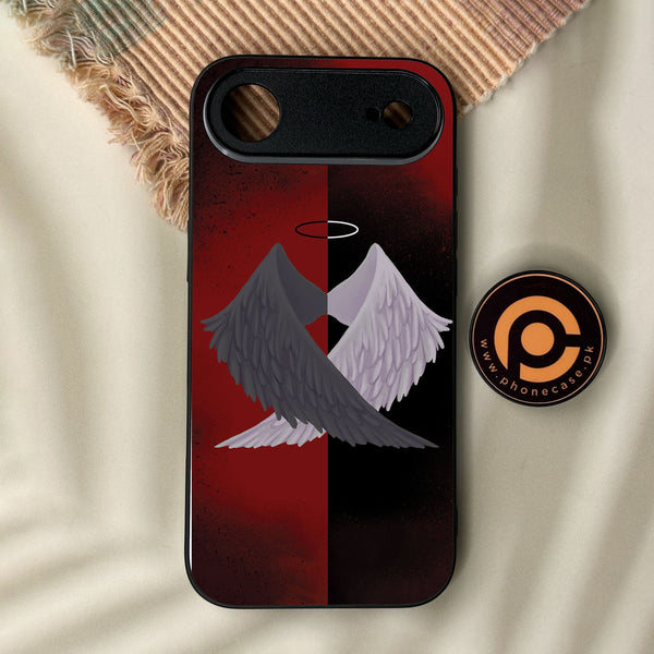iPhone Air - Angel 2.0 Design 7 - Premium Metal Printed Soft Bumper Shock Proof Case