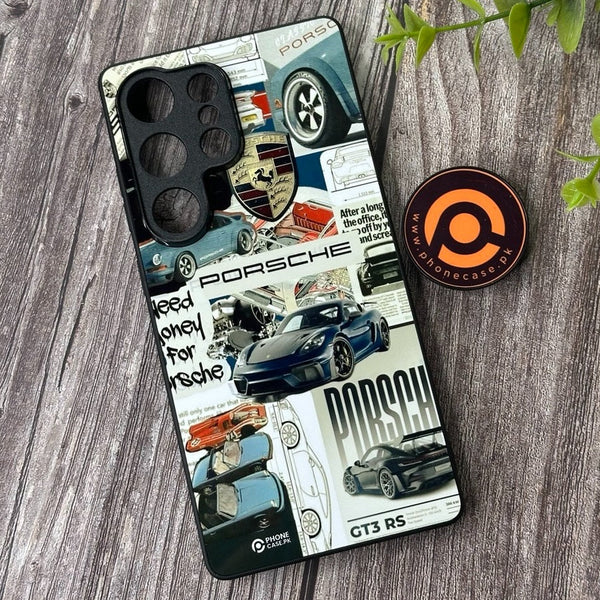 Samsung Galaxy S25 Ultra - Porsche GT3 Power - Premium Metal Printed soft Bumper shock Proof Case CS-42099