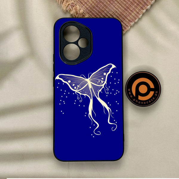 Honor 400 - Butterflies Design 1 - Premium Metal Printed Soft Bumper Shock Proof Case