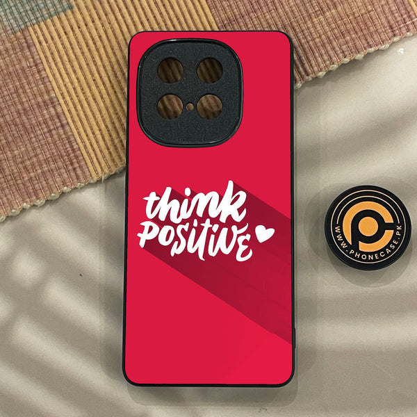 iQOO Z10 Turbo Pro - Think Positive Design - Premium Metal Printed Soft Bumper Shock Proof Case
