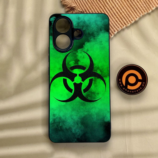 Vivo V60 Lite  - Biohazard Design 7 - Premium Metal Printed Soft Bumper Shock Proof Case