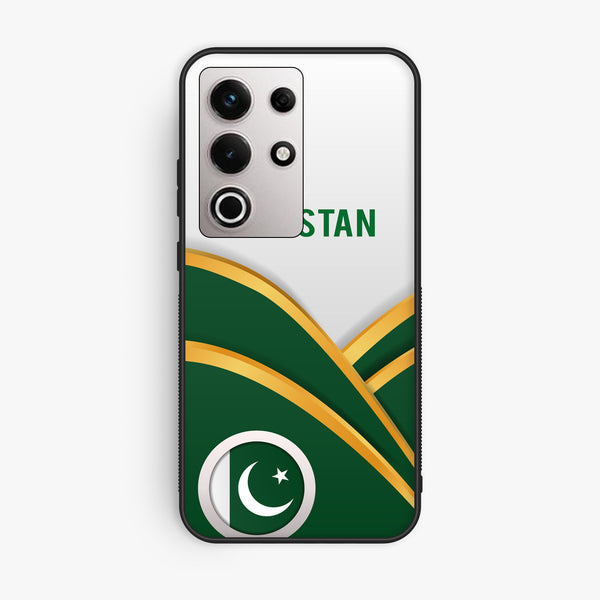 Itel S25 Ultra - Pakistan Design 1 - Premium Metal Printed Soft Bumper Shock Proof Case