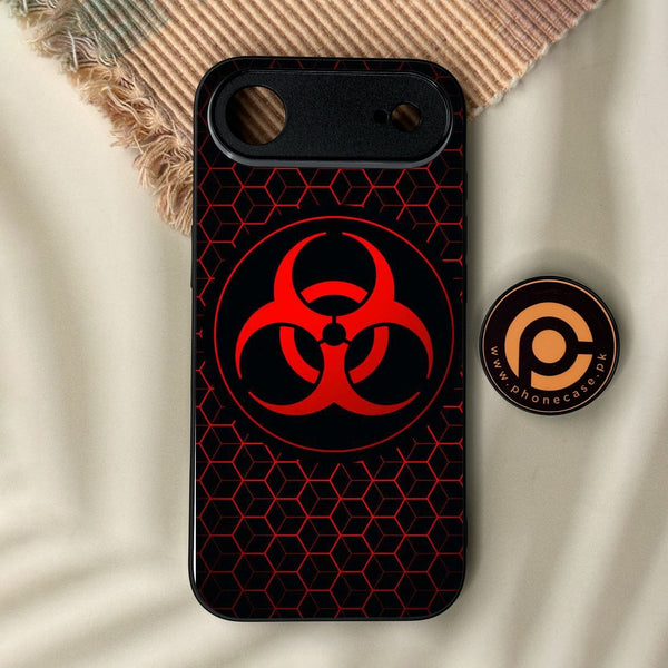iPhone Air - Biohazard Design 8 - Premium Metal Printed Soft Bumper Shock Proof Case