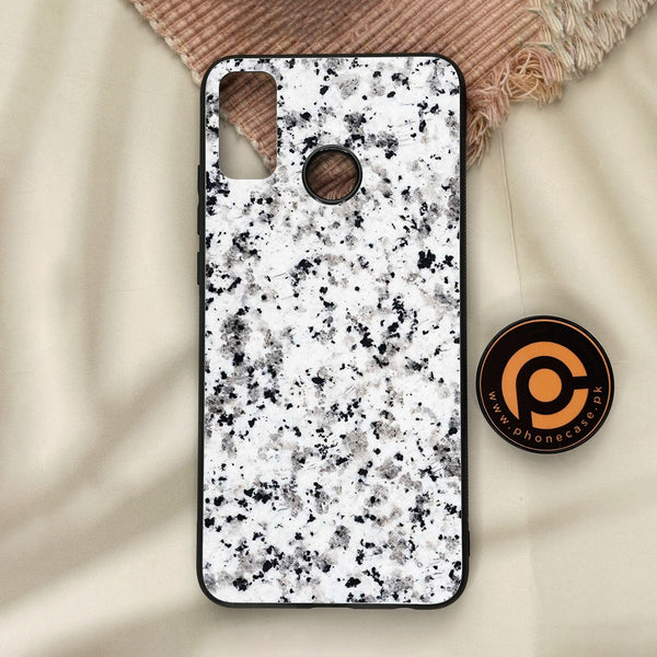 Honor 9X Lite - White Design 9 - Premium Metal Printed Soft Bumper Shock Proof Case