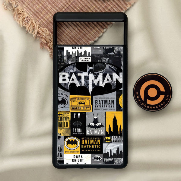 Google Pixel 6 - The Gotham Collage - Premium Metal Printed Soft Bumper Shock Proof Case