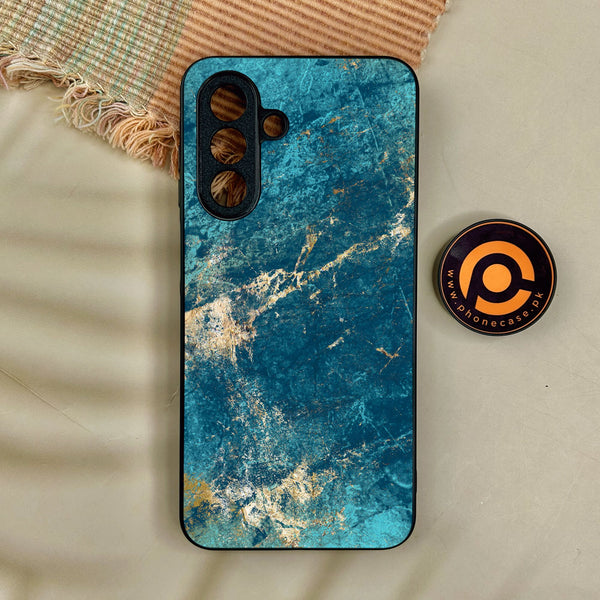 Samsung Galaxy A17 - Blue 2.0 Design 9 - Premium Metal Printed Soft Bumper Shock Proof Case