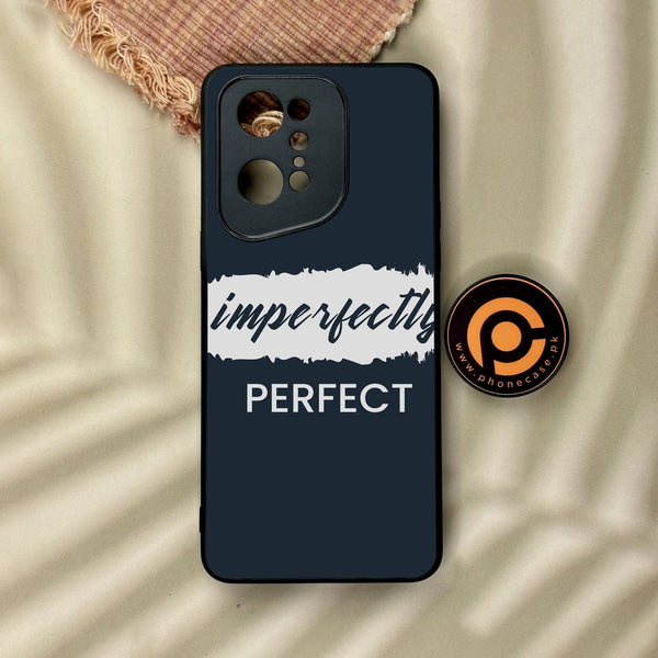 Oppo Find X5 Pro - Imperfectly - Premium Metal Printed Soft Bumper Shock Proof Case