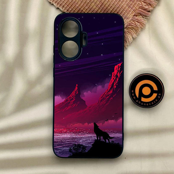 Xiaomi Poco F7 - Wolf Design 7 - Premium Metal Printed Soft Bumper Shock Proof Case