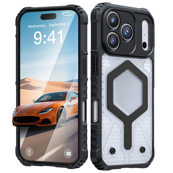iPhone 17 Pro Max/ 18 Pro Max - Combat Armor Military Grade Magsafe Anti-Drop Case