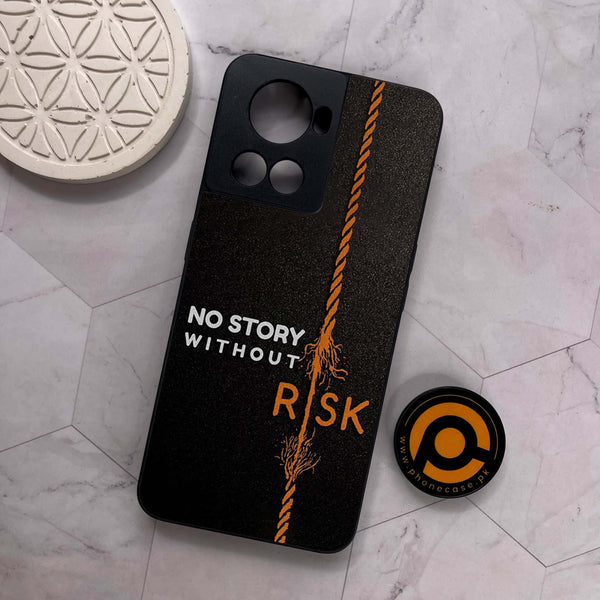 OnePlus 10R - The Risk Taker - Premium Metal Printed soft Bumper shock Proof Case